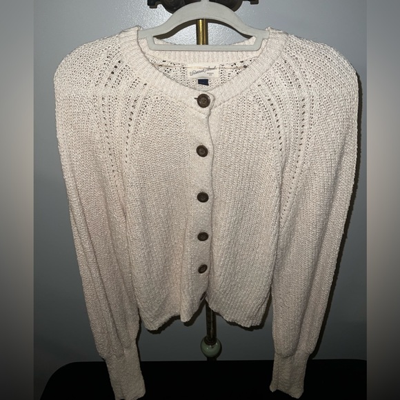 UNIVERSAL THREAD knit wooden button front cardigan - Picture 2 of 6